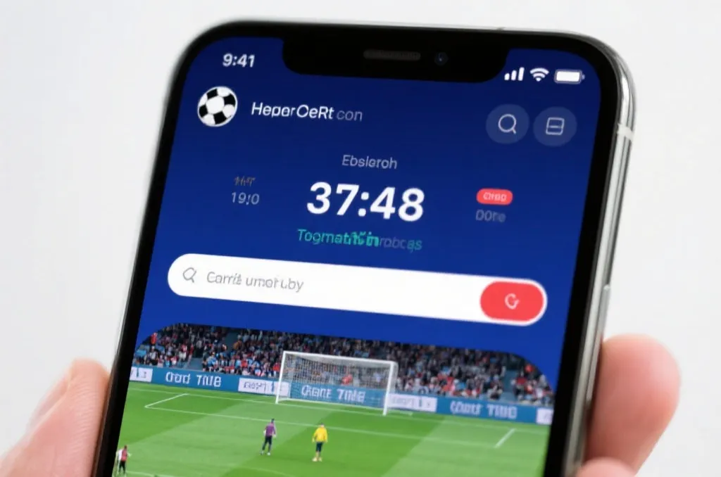 移动端实时比分与推送提醒示意图